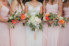bride and bridesmaid's bouquets